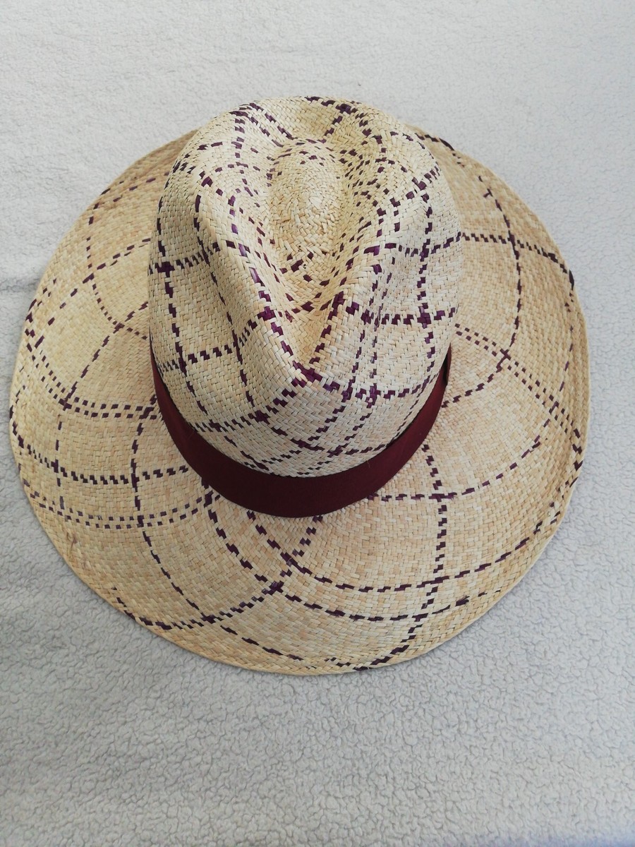 Handwoven hat from Ecuador Handwoven Classic Fedora Genuine Panama Hat made in  main image 2