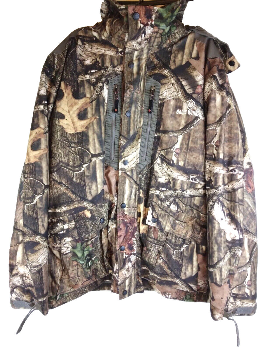 FutureArchive CAMO ZIPジャケット XLサイズ Game Winner XL Camo Full Zip Hoodie Hunting Jacket Lined Lg Zip