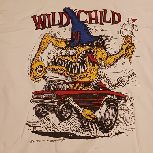 Vintage Big Daddy Roth Wild Child Single Stitch 1990 XL Rat Fink T ...