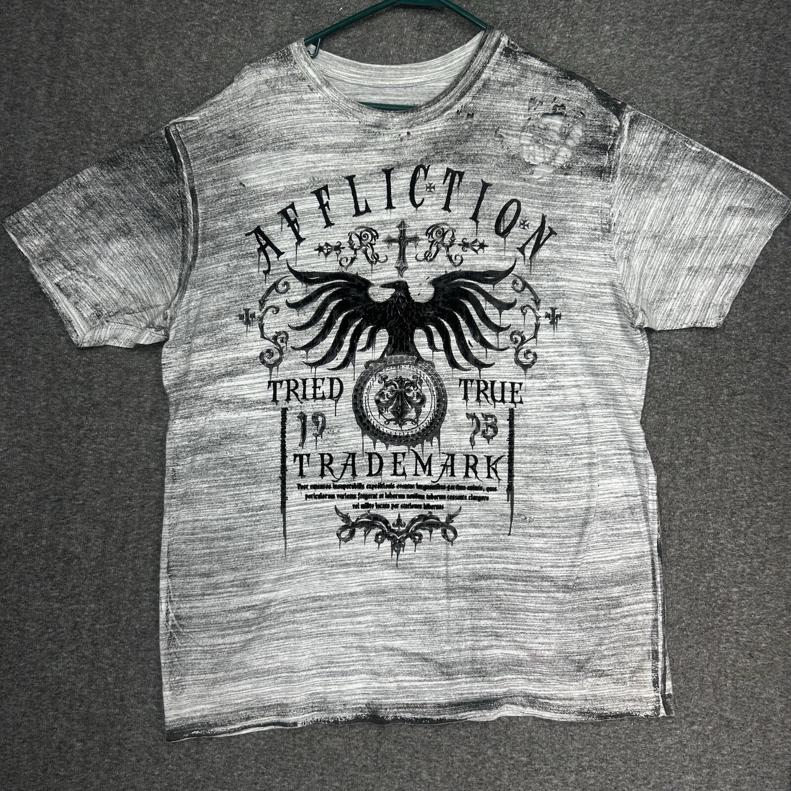 Xtreme Couture By Affliction Men's T-Shirt - Ultimate Glory Biker MMA Graphic Tee, Y2K Style