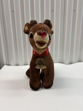 Dan Dee Rudolph Red Nosed Reindeer Plush 50 Anniversary 1964-2014 Light Up Nose