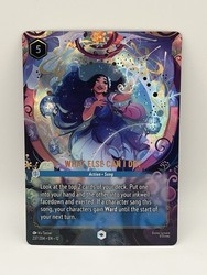 Disney Lorcana What Else Can I Do? 237/204 Enchanted Wilds Unknown
