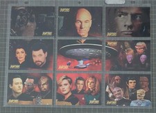 Quotable Star Trek TNG Next Generation Final Frontier Mural Chase Set ST1-ST9