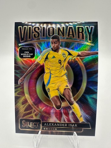 2026 Panini Select Road to FIFA World Cup Alexander Isak Visionary Case Hit