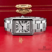 Cartier Tank Solo 3170 - 2015, Box & Papers - Serviced 2026 Steel 24mm x 31mm...