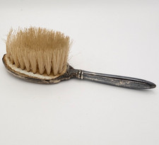 Vintage Sterling Silver Hair Brush Monogram KIP Vanity Grooming Brush 5.25