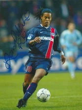 ronaldinho football Signed 6 X 8 Glossy Color Photo