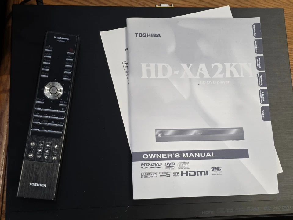 Toshiba HD-XA2KN 1080p HD-DVD Player Complete With Remote And Power Cord - Image 3 of 4