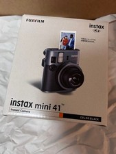 FUJIFILM instax mini 41 Instant Film Camera Black New Unused Japan F/S Free Ship