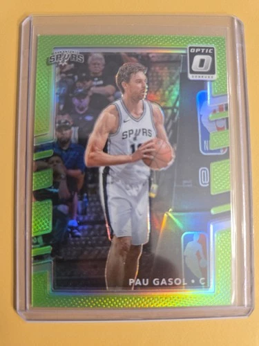 2017-18 Panini Donruss Optic Pau Gasol #132 Lime Green Prizm /175 Spurs