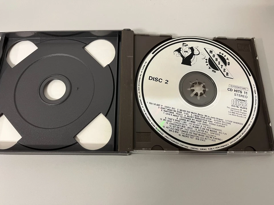 Various – Monster Hits - UK Only 2 CD Comp. 1989 -Prince,Sybil,Black Box,Madonna - Bild 3 von 4