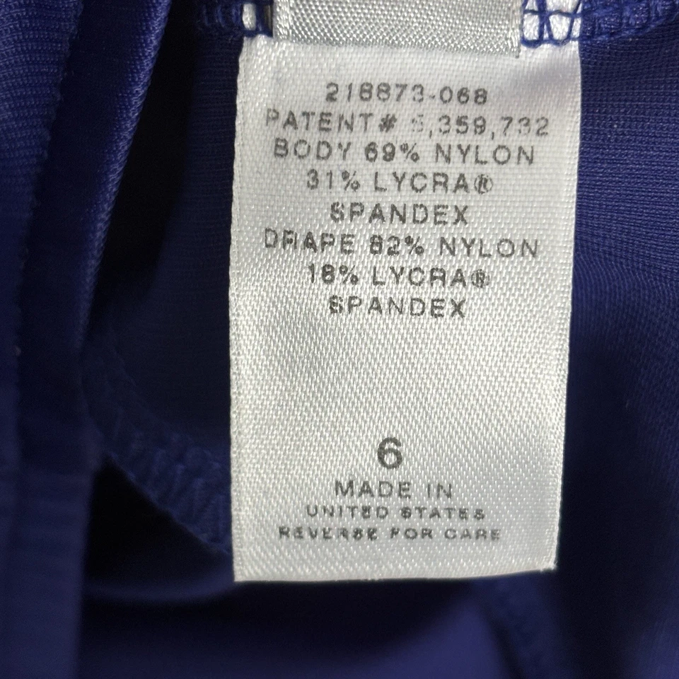 Купальник женский Magicsuit 6 синий цельный контроль живота на косточках с бретелью через шею США - Изображение 4 из 4