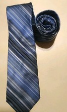Vintage Arrow Men’s Silk Tie Blue 100% Imported Silk Necktie