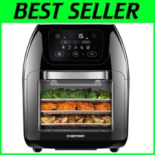 XL Family Air Fryer Rotisserie Dehydrator Oven, 17 Presets