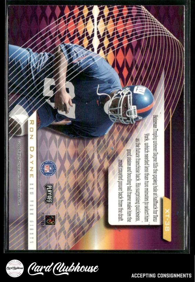 2000 Playoff Absolute Extreme Team #XT-38 Ron Dayne - Image 2 of 2