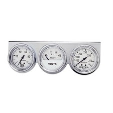 Autometer 2329 Autogage Mechanical 3 Gauge Consoleoilwatervolt