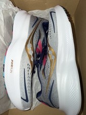 Saucony  Women's 6.5 B Ride 15 Running Shoes Prospect Glass Brand New In Box