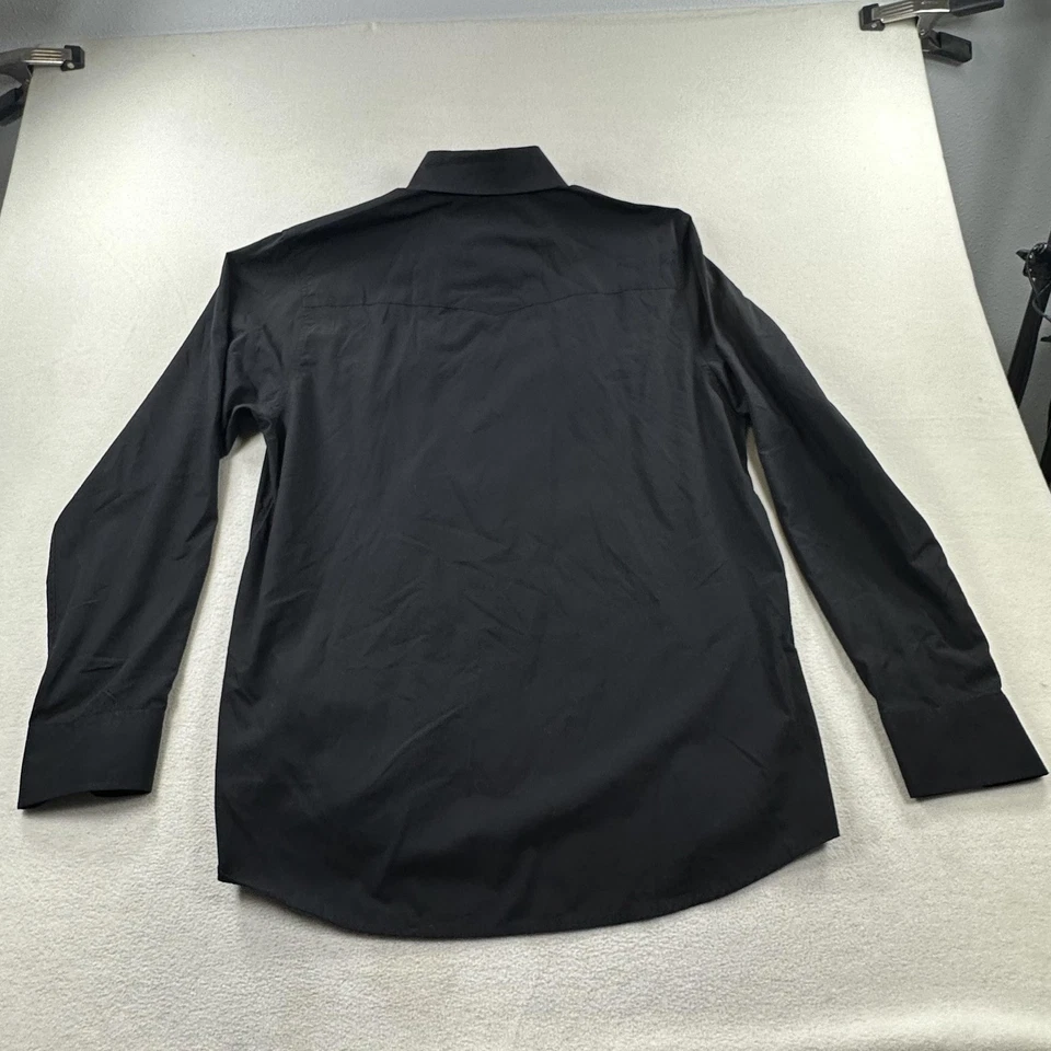 Camisa Dixxon Para Hombre Grande Negra The Outlaw Bambú Perla Occidental Manga Larga a Presión Foto 2 de 4