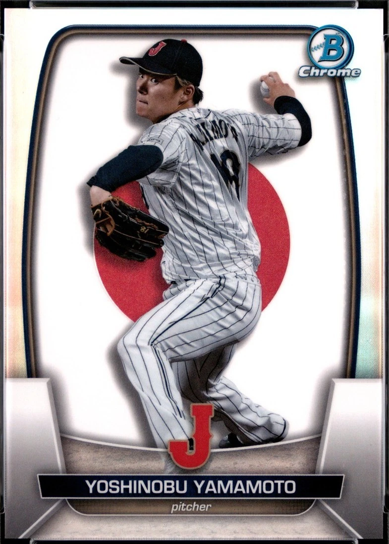 Bowman Chrome - Yoshinobu Yamamoto #WBC-51 2023 for sale | eBay