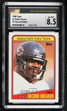1988 Topps 1987 Record Breakers Walter Payton #5 CSG 8.5 HOF 0y45