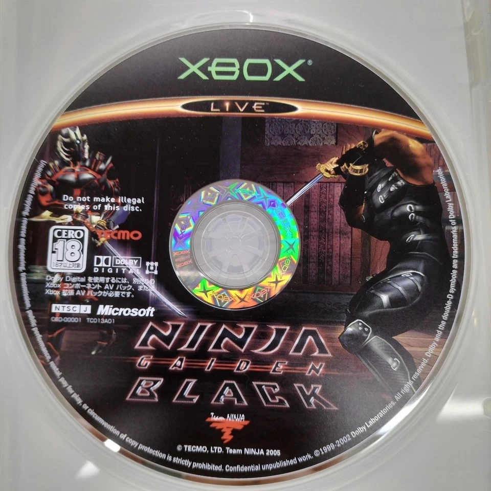 Microsoft X BOX NINJA GAIDEN Black Xbox  Japan Import Tested - Image 4 of 4