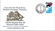 USCGC Eagle Wis 8.16.1999 Departing San Diego / Summer Cadet Cruise - J31190