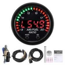 Wideband AFR Gauge Wideband O2 Air/Fuel Ratio Gauge Kit LSU 4.9 Oxygen Sensor