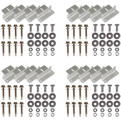 Mounting Brackets for RVs, Trailers, Boats - Set of 4