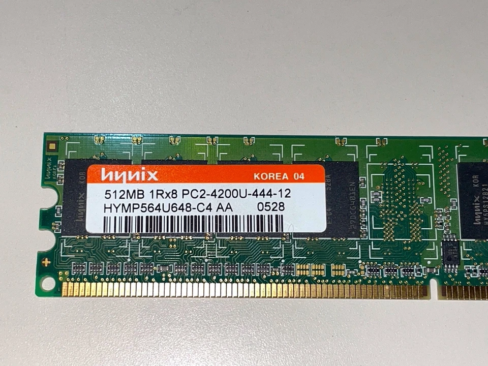 Hynix 512MB HYMP564U64P8-E3 PC2-4200U Desktop Memory/RAM - Image 2 of 4
