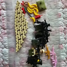 Military Block Set for Kids, Various Figures  Vehicles