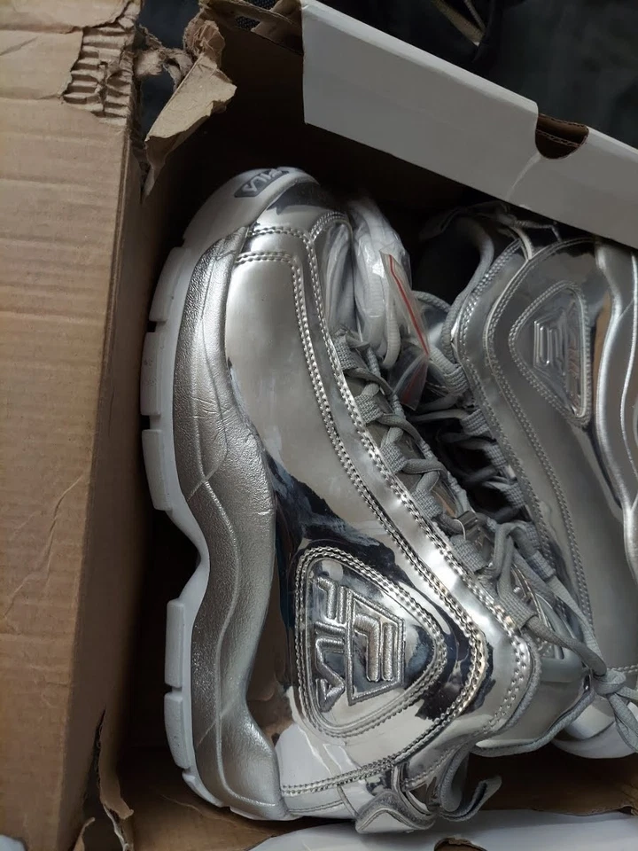 MSRP $189 Fila Grant Hill 2 Metallic Basketball Shoes Men’s Size 10, New - Image 3 of 4