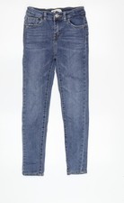 Levi's M&auml;dchen blau Skinny High Rise Jeans (8 Jahre)