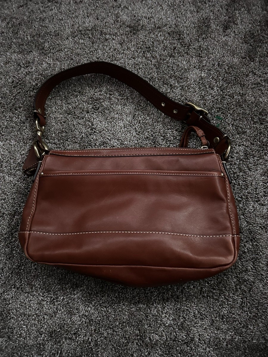Vintage Coach Legacy 65th Anniversary Y2K Red Shoulder Bag G0882