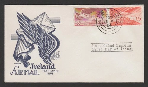 Ireland 1954 airmails FDC Staehle cachet