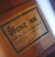 [Made in 1975] Custodia rigida per chitarra classica Ibanez 2843