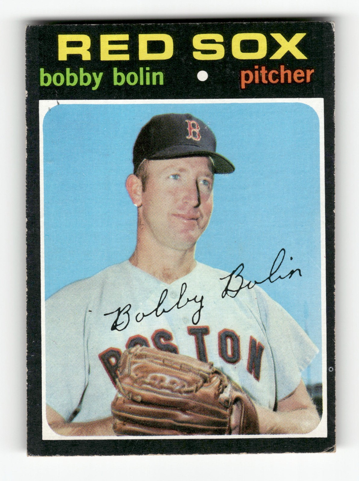1971 Topps Bobby Bolin #446 Boston Red Sox