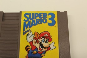 Vintage Nintendo Super Mario Bros. 3 Game Cartridge NES-UM-USA 1st Print