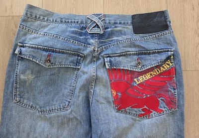 Eight 732 Jeans Mens Size 40X32 Blue  Wash Denim