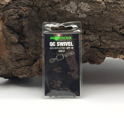 Korda QC Swivel size 8 Quick Change Schnellwechsel Wirbel Karpfenwirbel DA