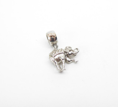 Clogau Welsh Gold Silver & 9ct Rose Gold Elephant Charm.