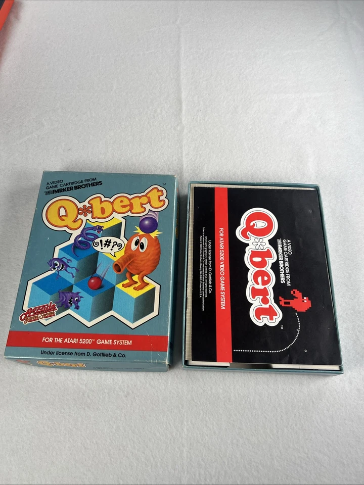 Qbert Atari 5200 (1983) + Original Box Manual Tested VGC - Image 3 of 4