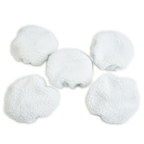 5*-Polishing Bonnet Buffer Pads Set Soft Wool For 5-6 Car Polisher Waxing - Picture 10 of 17