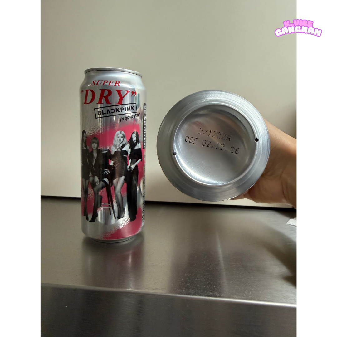 ASAHI x BLACKPINK Super Dry Limited Edition Empty Can 500ml K-Pop