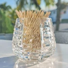 Vintage Waterford Tralee Crystal Toothpick Holder Cigarette Vase