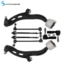 Front Lower Control Arm Ball Joint Tie Rod For 2010 - 2012 Lincoln MKS Ford Flex