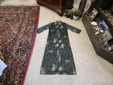 Christain Dior Vintage Asain Inspired Silky Satin Robe With Pockets