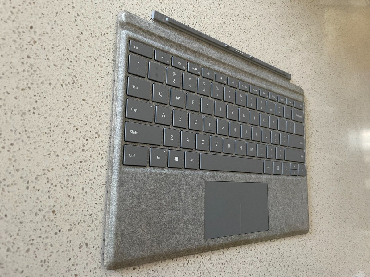 Microsoft - Surface Pro Type Cover - Gray QC7-00098