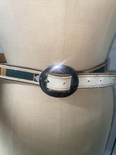 Vintage Handmade Southwest BUFFALO/INDIAN Head Nickel Belt Sz 32