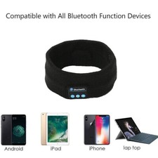 Smart Headband Bluetooth 5 Headphones Earphones Sports Fitness Yoga Travel Sleep