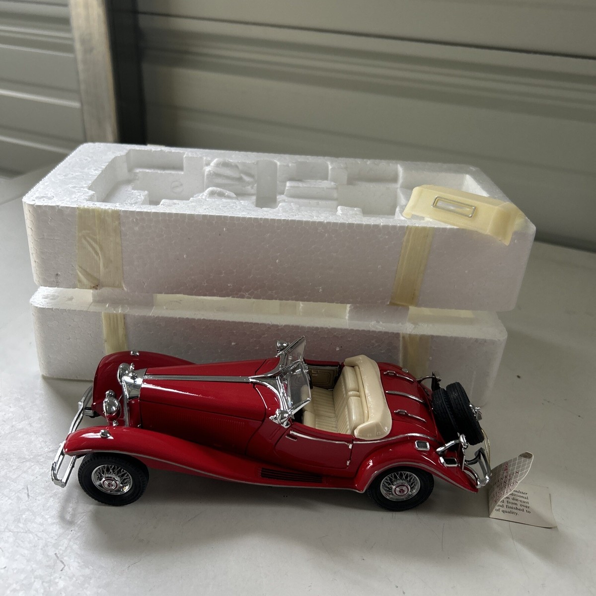 Franklin Mint 1935 Mercedes Benz 500k Special Roadster 1983 1:24
